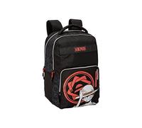 COMIX Anime Mochila One Piece, Escuela Porta PC Unisex para niños y adolescentes con correas ajustables, dos compartimentos para Tablet y Notebook con cierre de cremallera, parte trasera y fondo