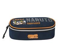 Comix Anime Naruto Shippuden - Estuche escolar con tirador de cremallera de metal personalizado y detalles de malla - Estuche pequeño portalápices para niño y niña para medianas y primarias