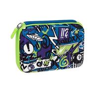 Comix Bright Boy - Estuche Escolar Maxi organizado con separadores Interiores, Bolsillo Cremallera y Trabillas elásticas - Estuche portalápices y Porta papelería incluida, con Cierre de Cremallera