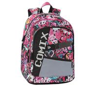 Comix BRIGHT - Mochila Escuela Para Niños Y Adolescentes, Con Grandes Compartimentos, Bolsillo Frontal, Cierre Cremallera Y Correas Ajustables, 32 x 43H x 23 cm, 31 L