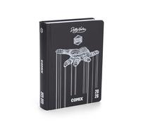 CENTURFIT Dolly Noire - Agenda diaria 2026 Limited Edition, agenda escolar para niños y niñas, con tapa dura, pegatinas exclusivas, interior 100% Comix, 12 x 16,5 cm, Control