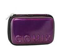 Comix - Estuche Escolar Maxi Zip para Niños y Jóvenes, con Set de Papelería Incluido, Cubierta Rígida con Maxi Logo en Relieve y Tirador de Metal, 14,5 x 21h x 6,5 cm