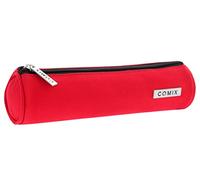 COMIX - Estuche Escolar, Mini Estuche Cilíndrico Ligero y Compacto, Fácil de Transportar y Guardar en la Mochila o el Bolso, Ideal para la Escuela, la Universidad y el Trabajo, 22 x 5H x 5 cm