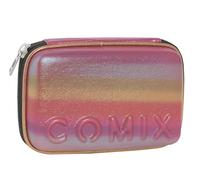 Comix Flash - Estuche Maxi con Cremallera, Rainbow Fucsia, Informal