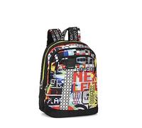Comix FLASH - Mochila Escuela, Mochila Colegio y Secundaria, con 2 Grandes Espacios, Gran Bolsillo Frontal, Cierre Cremallera, Tirantes Acolchados y Ajustables, con LED; 32 x 43H x 23 cm, 31 L