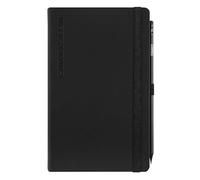 COMIX, Large - Agenda 2026 semanal de 12 meses, cierre con elástico y trabilla elástica para lápiz o bolígrafo, lápiz Comix incluido, doble marcapáginas, 13 x 21 cm, negro