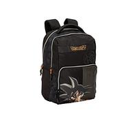 Comix Anime, Dragonball - Mochila escolar para PC unisex para niños y adolescentes con correas ajustables, dos compartimentos para tablet y portátil con cierre de cremallera, parte trasera y fondo