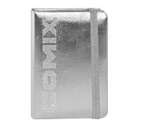 COMIX Luxury Mignon - Agenda 2026, 12 meses, diaria, 384 páginas, cierre con elástico y doble marcapáginas, 11 x 15,3 cm, plata