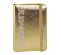 COMIX Luxury Mignon - Agenda 2026, 12 meses, diaria, 384 páginas, cierre con elástico y doble marcapáginas, 11 x 15,3 cm, dorado