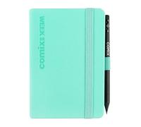 COMIX, Pocket - Agenda 2026 semanal de 12 meses, con elástico y trabilla elástica para lápiz o bolígrafo, incluye lápiz COMIX, doble marcapáginas, 8 x 12 cm, Tiffany