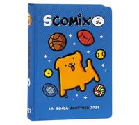 COMIX Scomix by Sio - Agenda diaria de 16 meses, agenda 2026-2027 para escuela primaria y secundaria, con tapa dura y colorida, 512 páginas a color, para niños y jóvenes, 12 x 16,5 cm