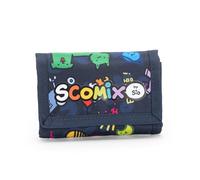 Comix Scomix by Sio-Portafoglio, Accesorio de Viaje-Billetera Unisex niños, Turquesa, 13x8,5cm