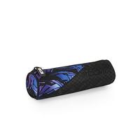 COMIX TWEEN - Estuche escolar para papelería con tirador de cremallera de metal personalizado - Estuche pequeño para bolígrafos niño y niña para medianas y elementales, negro/azul - 20 x 8 cm, Negro y azul., Talla única, Casual