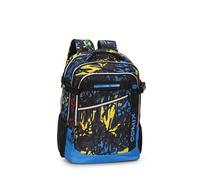 Comix WBS - Mochila Escolar Mediana, 2 Compartimentos Principales, 2 Bolsillos Frontales, Respaldo Termoformado Acolchado, Tirantes Acolchados y Ajustables, Asa Acolchada, 32 x 44,5H x 20 cm