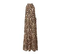 comma 2166770 Vestido Largo AOP, Negro, 46 Mujeres