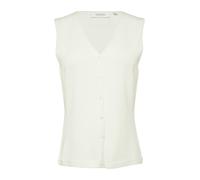 comma casual identity Chaleco de punto blanco S blanco