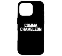 Comma Chameleon -Funny Writer Inglés Profesor Autor Gramática Carcasa para iPhone 16 Pro