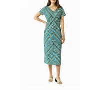 Comma Dresses Blue Green Talla: 36 | Vestidos Midi Outlet | Mujer | Azul