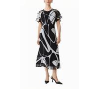 Comma Dresses Grey/black Talla: 34 | Vestidos Midi Outlet | Mujer | Gris