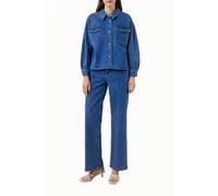 Comma Jacket Indoor Blue Denim Talla: 36 | Chaquetas Vaqueras Outlet | Mujer | Azul