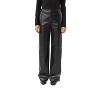 Comma Pants Black Talla: 34 | Pantalones de Cuero Outlet | Mujer | Negro