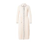 COMMA Vestido camisero negro / blanco lana 38 negro / blanco lana