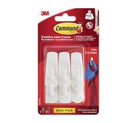 Command 17002-6VPFGN Small 17002-6-Ganchos universales, Blanco, S