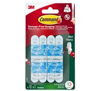 Command 17006H Gancho de Metal para Exteriores, Transparente, Estándar