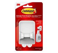 Command 17009-ES Pinzas y colgadores: Percha para botella con spray [1 paquete] (blanco), 17 x 5 x 9,8 cm