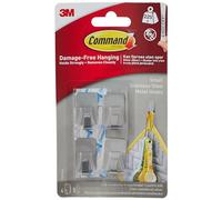 Command 17031SS - Gancho de Metal Inoxidable (tamaño pequeño)