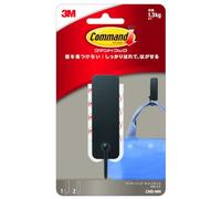 Command 17034MB - Gancho (tamaño Mediano, Acabado Mate, Talla única), Color Negro
