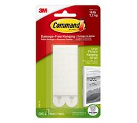 Command 17206 - Tiras adhesivas para colgar cuadros (4 unidades, tamaño L, carga máxima 7,2 kg)