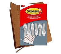 Command 6 paquetes de cables, 12 tiras, cada paquete soporta hasta 2 libras, embalaje fácil de abrir, organiza sin daños