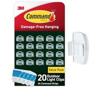 Command AW017-20NA luz para exteriores, 20 Clips