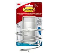 Command Bath 39-SN-ES Porta Secador, Metal, Níquel Satinado, Standard