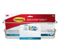 Command Cesto de baño de color níquel satinado BATH31-SN
