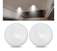 Command Electronics Glantastic - Luz LED de techo y debajo del gabinete con lente de plástico, certificado CSA para Estados Unidos y Canadá, luz de montaje en superficie de 10-13 V CC, lente de