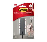 Command - Gancho mediano para madres (1 gancho, 2 lengüetas para interior, 1,3 kg, enganche sin daños