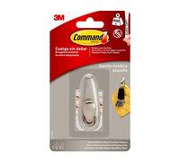 Command Gancho metálico de color níquel pulido clásico Forever pequeño FC11-BN