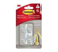 Command Ganchos acero inoxidable pequeños