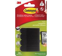 Command image mounting strips CAN 17202BLK M 5.4 kg, Black, 4 Packs of 2 Strips