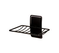 Command jabonera de baño de pared - 1 jabonera negra mate + 2 tiras a