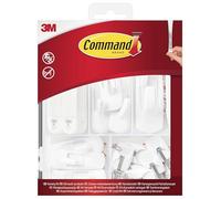 Command Kit Variado Multiuso - Tiras Adhesivas y Ganchos Surtidos para Decoración, Cuadros y Objetos Ligeros - Para cocina (trapos y accesorios) - Sin Taladros, Sin Clavos, Sin Daños