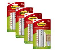 Command Percha universal grande para marco, total 12 colgadores de cuadros con 24 tiras en Command y 4 paquetes de 3 perchas, decora sin daños