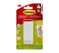 Command Tiras Adhesivas para Colgar Cuadros con Marco Estrecho, Pack de 4 x 2 Tiras Blancas Estrechas, Colgar Sin Agujeros y Sin Taladrar