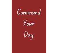 Command Your Day Notebook and Journal (burgundy)