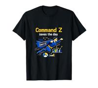 Command Z Salva el día Superhéroe de Ciencia de Datos Camiseta