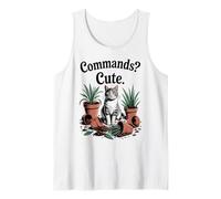 Commands - Planta para gatos, gatitos, amantes de los gatos Camiseta sin Mangas