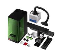 ComMarker Omni X Máquina de Grabado Láser UV de 6W - Autofoco, Sistema LiDAR, Grabado 3D, Columna Eléctrica, 2 Lentes Opcionales, Compatible con LightBurn, Ideal para Todos los Materiales