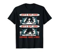 Commas Salvar Vidas Gracioso Inglés Gramática Profesor Vamos A Comer Bob Camiseta